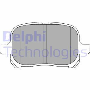 Sada brzdových destiček, kotoučová brzda DELPHI
