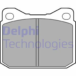 Sada brzdových destiček, kotoučová brzda DELPHI