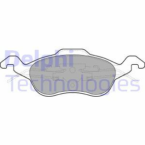 Sada brzdových destiček, kotoučová brzda DELPHI