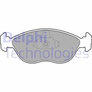 Sada brzdových destiček, kotoučová brzda DELPHI