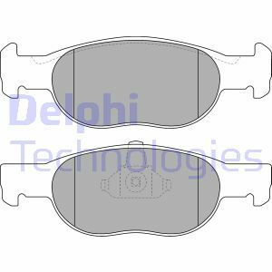 Sada brzdových destiček, kotoučová brzda DELPHI