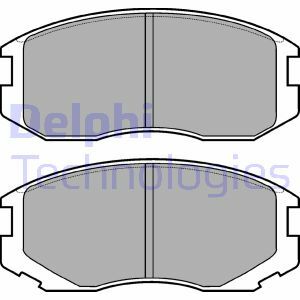 Sada brzdových destiček, kotoučová brzda DELPHI