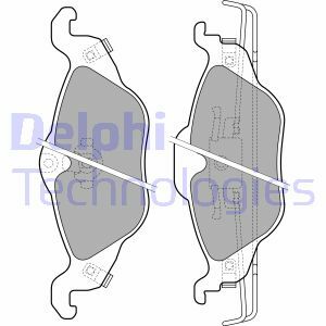Sada brzdových destiček, kotoučová brzda DELPHI