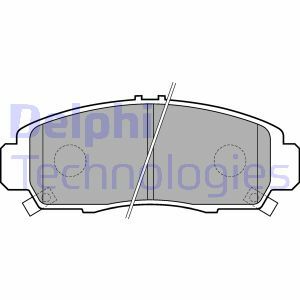 Sada brzdových destiček, kotoučová brzda DELPHI