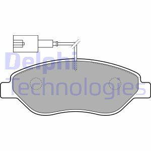 Sada brzdových destiček, kotoučová brzda DELPHI