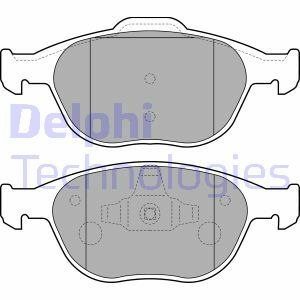Sada brzdových destiček, kotoučová brzda DELPHI