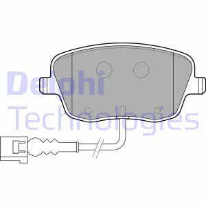 Sada brzdových destiček, kotoučová brzda DELPHI