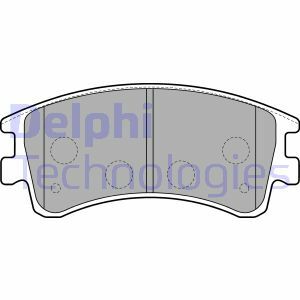 Sada brzdových destiček, kotoučová brzda DELPHI
