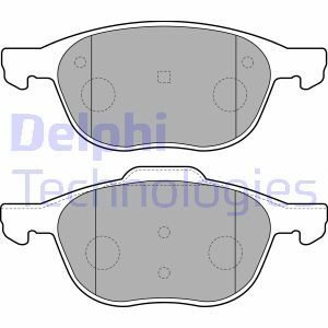 Sada brzdových destiček, kotoučová brzda DELPHI