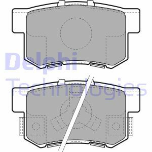 Sada brzdových destiček, kotoučová brzda DELPHI