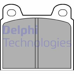 Sada brzdových destiček, kotoučová brzda DELPHI