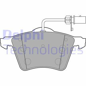 Sada brzdových destiček, kotoučová brzda DELPHI