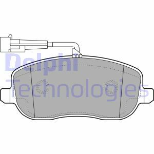 Sada brzdových destiček, kotoučová brzda DELPHI
