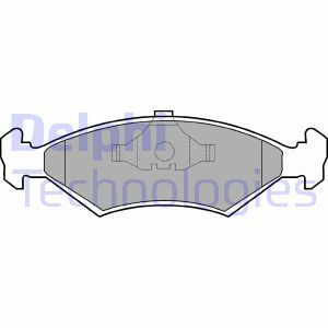 Sada brzdových destiček, kotoučová brzda DELPHI