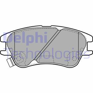 Sada brzdových destiček, kotoučová brzda DELPHI