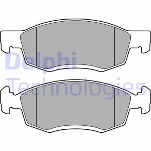 Sada brzdových destiček, kotoučová brzda DELPHI