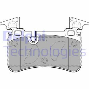Sada brzdových destiček, kotoučová brzda DELPHI
