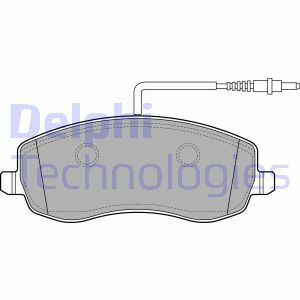 Sada brzdových destiček, kotoučová brzda DELPHI