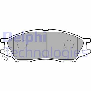 Sada brzdových destiček, kotoučová brzda DELPHI