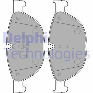 Sada brzdových destiček, kotoučová brzda DELPHI