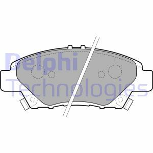 Sada brzdových destiček, kotoučová brzda DELPHI
