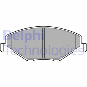 Sada brzdových destiček, kotoučová brzda DELPHI