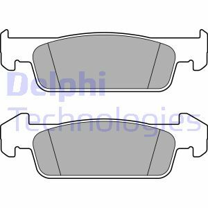 Sada brzdových destiček, kotoučová brzda DELPHI