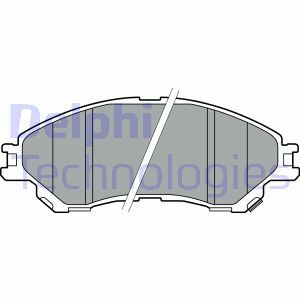 Sada brzdových destiček, kotoučová brzda DELPHI