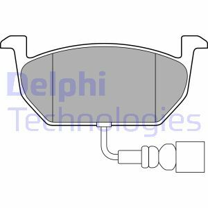 Sada brzdových destiček, kotoučová brzda DELPHI