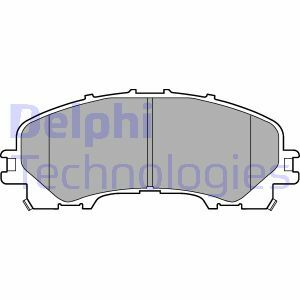 Sada brzdových destiček, kotoučová brzda DELPHI