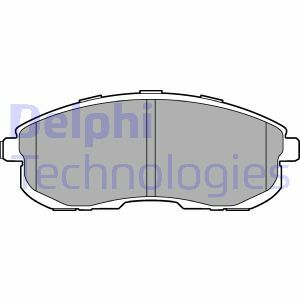 Sada brzdových destiček, kotoučová brzda DELPHI