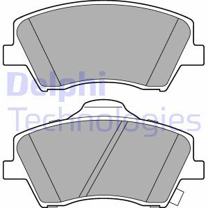 Sada brzdových destiček, kotoučová brzda DELPHI