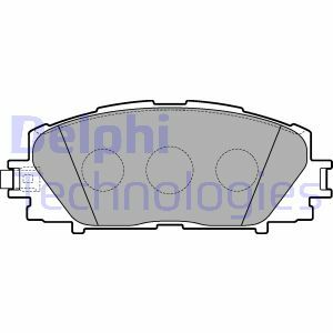 Sada brzdových destiček, kotoučová brzda DELPHI