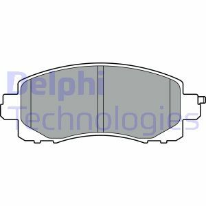 Sada brzdových destiček, kotoučová brzda DELPHI