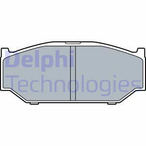 Sada brzdových destiček, kotoučová brzda DELPHI