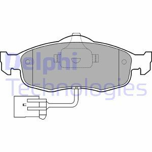 Sada brzdových destiček, kotoučová brzda DELPHI