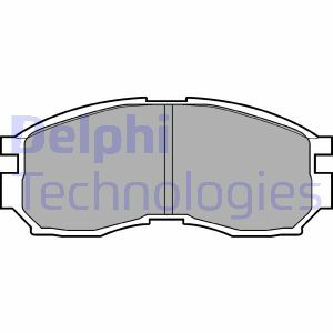 Sada brzdových destiček, kotoučová brzda DELPHI