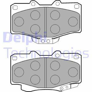 Sada brzdových destiček, kotoučová brzda DELPHI