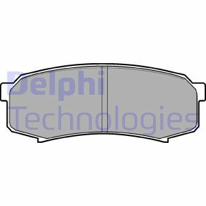 Sada brzdových destiček, kotoučová brzda DELPHI
