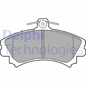 Sada brzdových destiček, kotoučová brzda DELPHI