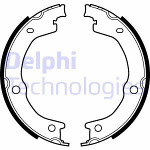 Sada brzdových čelistí, parkovací brzda DELPHI