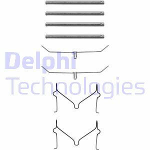 Sada příslušenství, obložení kotoučové brzdy DELPHI