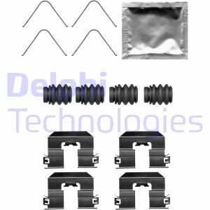 Sada příslušenství, obložení kotoučové brzdy DELPHI