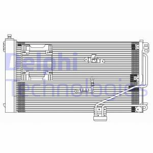 Kondenzátor, klimatizace DELPHI