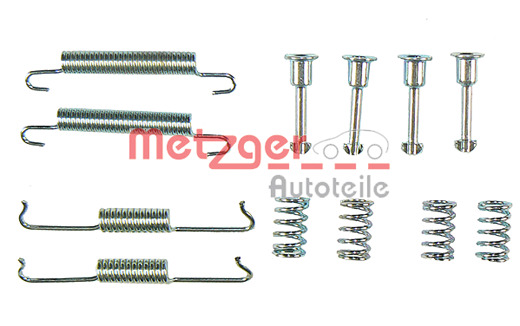 Sada příslušenství, parkovací brzdové čelisti METZGER