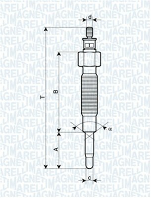 Žhavicí svíčka MAGNETI MARELLI