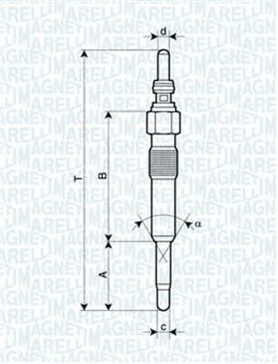 Žhavicí svíčka MAGNETI MARELLI