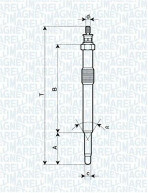 Žhavicí svíčka MAGNETI MARELLI