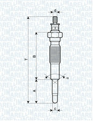 Žhavicí svíčka MAGNETI MARELLI