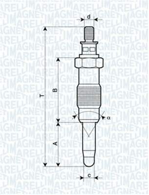 Žhavicí svíčka MAGNETI MARELLI